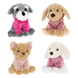 Keeleco Puppy in Hoodie 4 Assorted 18cm