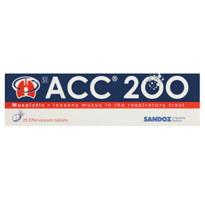 ACC 200  EFFERVESCENT TABLETS 25