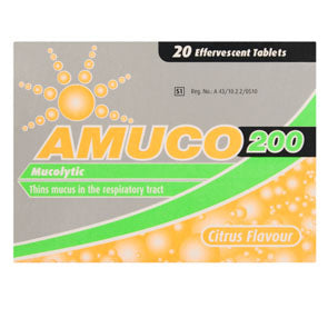 AMUCO 200MG EFF TABS 20