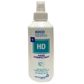 ADCO HAND DISINFECTANT 70% ALCOHOL WITH EMOLLIENTS 250ML