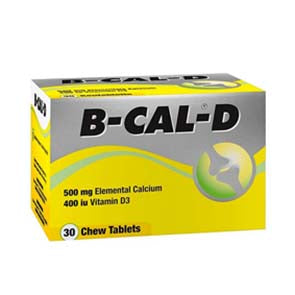 B CAL D CHEW TABS 30