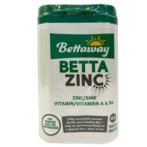 BETTAWAY BETTA ZINC TABS 60