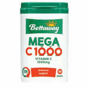 BETTAWAY MEGA C TABS 30