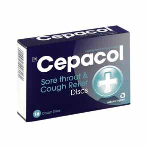 CEPACOL LOZENGES COUGH DISCS 16