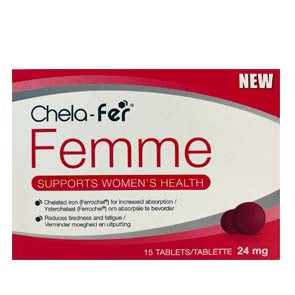 CHELA-FER FEMME TABS 15