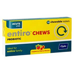 ENTIRO PROBIOTIC CHEW 10 TABS