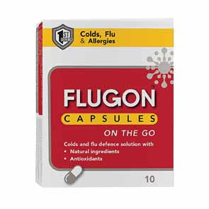 FLUGON ON THE GO CAPS 10