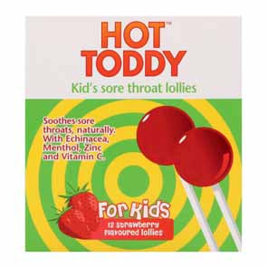 HOT TODDY KIDS THROAT LOLLIES