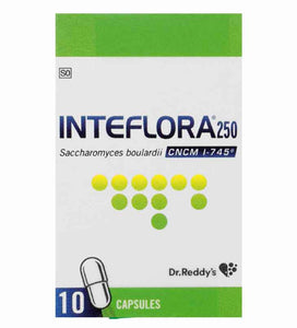 INTEFLORA 250MG CAPSULES 10