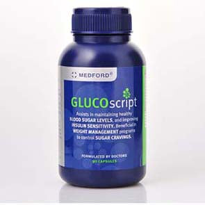 MEDFORD GLUCOSCRIPT VEG CAPS 90