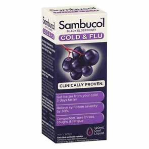 SAMBUCOL COLD+FLULIQ 5.7G/15ML   120