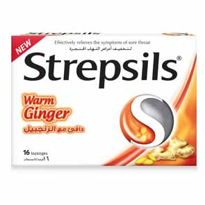 STREPSILS WARM GINGER 24