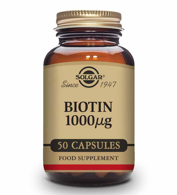 SOLGAR BIOTIN 1000MCG CAPS 50