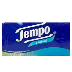 TEMPO PROTECT POCKET TISSUES