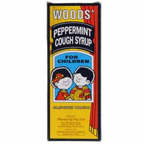 WOODS PEPPERMINT SYRUP 100ml
