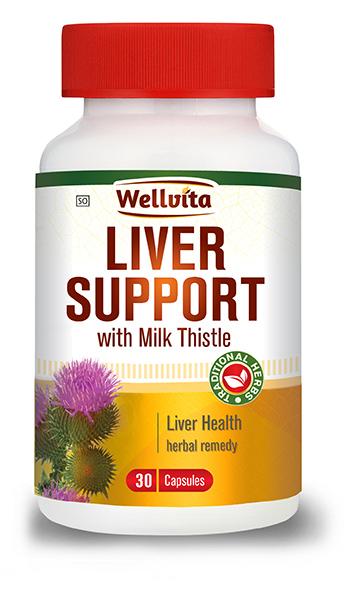 WELLVITA LIVER SUPPORT CAPSULES 30