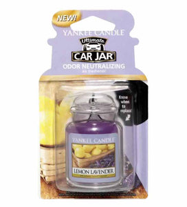 YANKEE CANDLE CAR JAR ULT LEMON LAVENDER