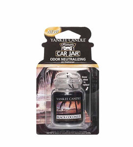 YANKEE CANDLE CAR JAR ULT BLACK COCONUT