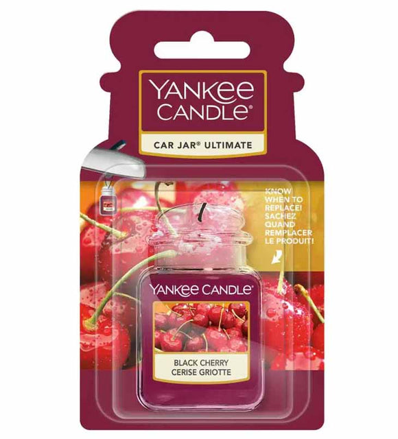 YANKEE CANDLE CAR JAR ULT BLACK CHERRY