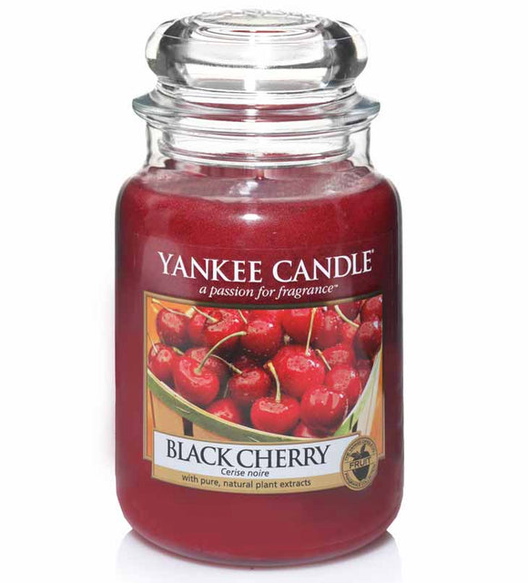 YANKEE CANDLE LARGE JAR BLACK CHERRY