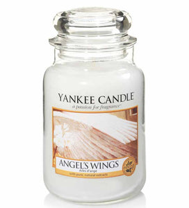 YANKEE CANDLE LARGE JAR ANGEL WINGS