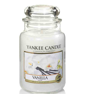 YANKEE CANDLE LARGE JAR VANILLA