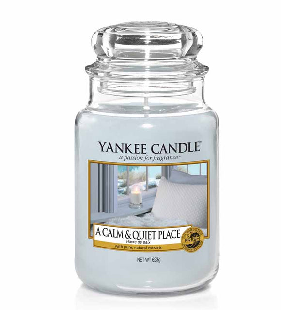 YANKEE CANDLE LARGE JAR A CALM & GUITE PLACE