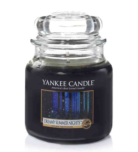 YANKEE CANDLE MEDIUM JAR DREAMY SUMMER NIGHTS