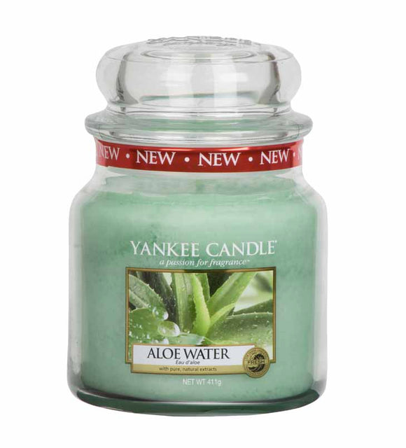 YANKEE CANDLE MEDIUM JAR ALOE WATER