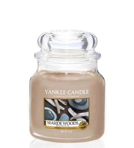 YANKEE CANDLE MEDIUM JAR SEASIDE WOODS