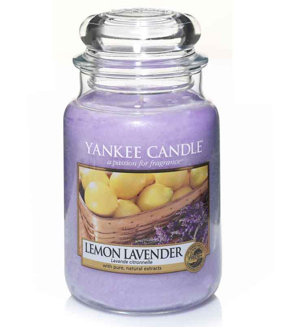 YANKEE CANDLE LARGE JAR LEMON LAVENDER