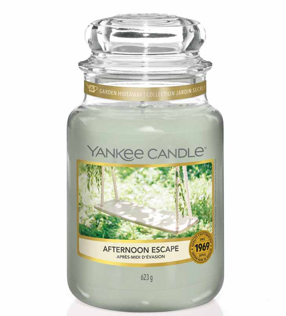 YANKEE CANDLE LARGE JAR AFTERNOON ESCAPE