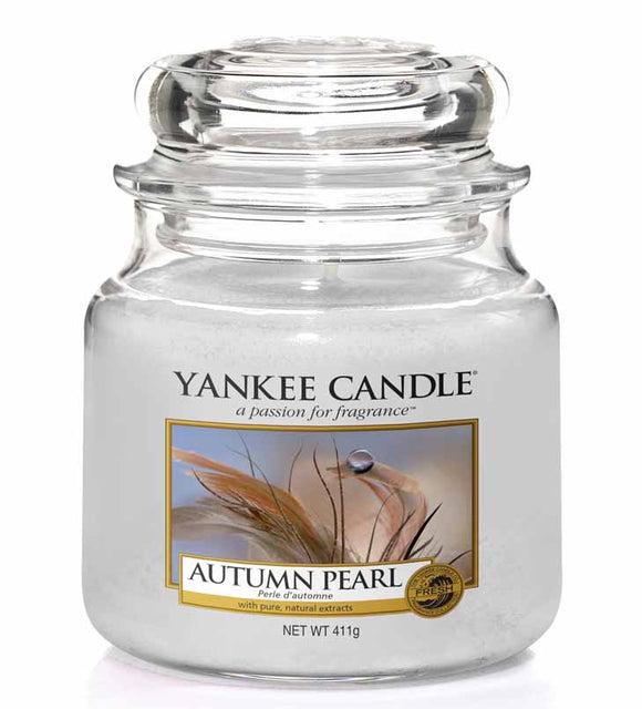 YANKEE CANDLE MEDIUM JAR AUTUMM PEARL