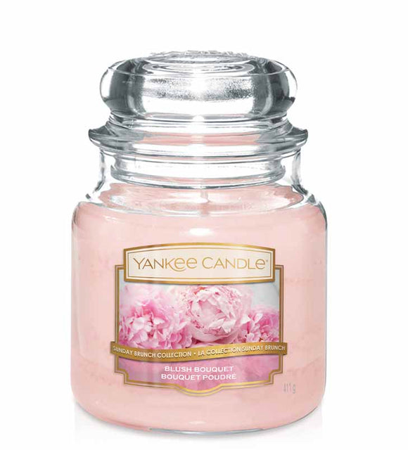 YANKEE CANDLE MEDIUM JAR BLUSH BOUQUET