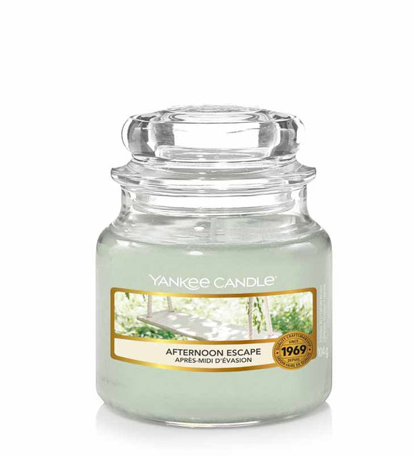 YANKEE CANDLE SMALL JAR AFTERNOON ESCAPE