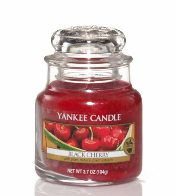 YANKEE CANDLE SMALL JAR BLACK CHERRY